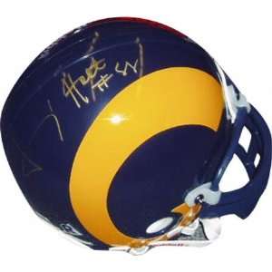  Torry Holt St. Louis Rams Autographed Throwback Riddell 