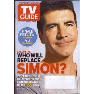  TV GUIDE Magazine (5 3 10) Who Will Replace Simon? Staff 