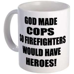  God Made Cops Humor Mug by CafePress: Kitchen & Dining