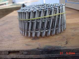 Stainless Steel Ring Shank Coil Nails 3,600  