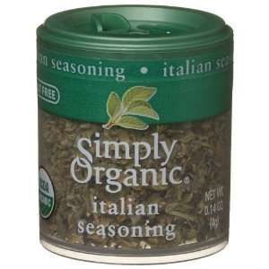   Italian Seasoning Certified Organic, .14 Ounce Containers (Pack of 6