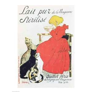  Poster advertising Pure Sterilised Milk from La Vingeanne 