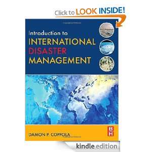Introduction to International Disaster Management Damon P. Coppola 