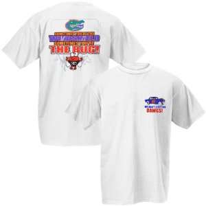   Gators We Dont Stop for Dawgs White T shirt