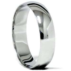 Princes 6MM Solid 950 Platinum Mens Wedding Ring Comfort Fit Band 1 
