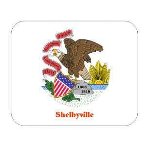  US State Flag   Shelbyville, Illinois (IL) Mouse Pad 