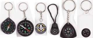  72 pc Assorted Ball Compass Key Chain Keychain Retail Display  