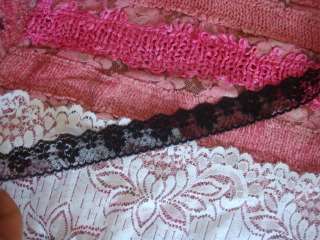 5Y Black Floral Scallop Lace Trim 1great for carft and sew  
