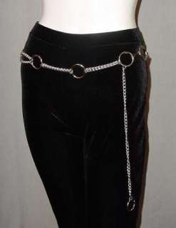 Retro Look 70s Style Chain BELT Dance Costume Silver  