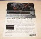 Yamaha CR 840 Vintage Stereo Receiver PRINT AD 1980 items in Audio 