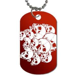  Red Skull DOG TAG COOL GIFT 