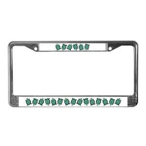  Turtle Town Cool License Plate Frame by  