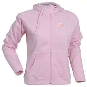 Tampa Bay Rays Womens Zip Hoody Sweatshirt by Antigua Sport   Pink 