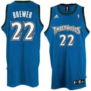  adidas Minnesota Timberwolves #22 Corey Brewer Blue 