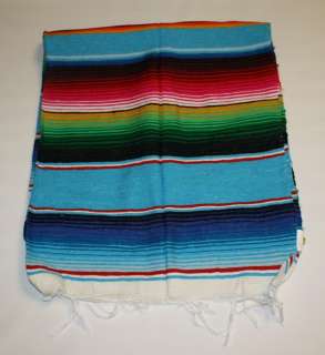 Sarape Serape Mexican Blanket, Saltillo Southwest Throw  