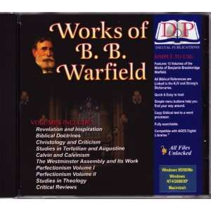   of B. B. Warfield (Digital Publications) Features 10 VOLUMES Books