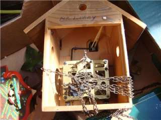 Old Vintage Cuckoo Clock parts including cuckoo weights spare repair 