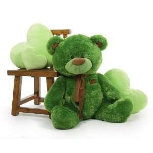  Willy Shags Huggable Green Plush Teddy Bear 35 inches 