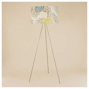  Lights Up Weegee Floor Lamp With Silk Shade Office 