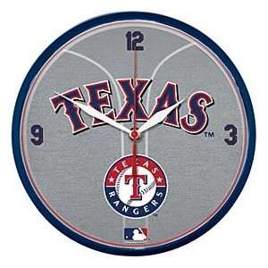 Texas Rangers Round Clock