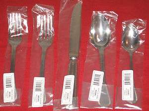 JEAN COUZON CONSUL SILVERSMITH STAINLESS STEEL LUNT 5 PC PLACE SET NEW 