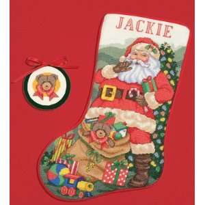   Ready for Christmas Stocking   Cross Stitch Kit: Home & Kitchen