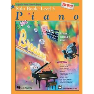  Alfreds Basic Piano Course Top Hits Solo Book 3 with CD 