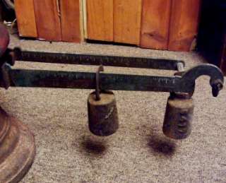 Large Old Metal Scale HOWE Scale Co Patd Aug 1873  