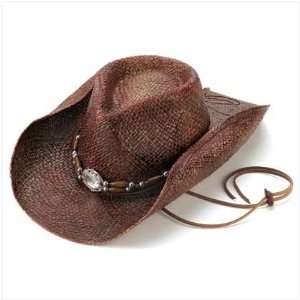 Cowboy Hat of Woven Straw