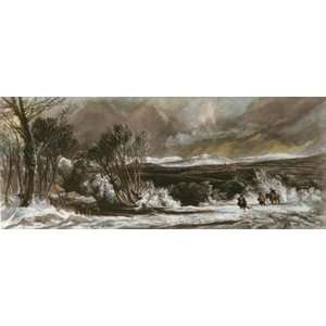  December Snow Etching Birket Foster, Myles Henderson, William 