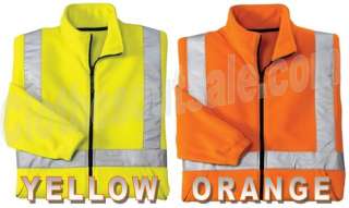 Cornerstone Fleece Safety Jacket W/ Reflective Taping  