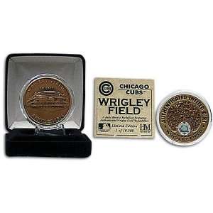  Cubs Highland Mint Wrigley Field Infield Dirt Coin ( Cubs 