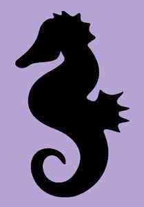 Seahorse Stencil Perfect for Crafts Signs ETC  