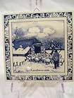 collectible delft tile kerstmis 1986 the shepherd with his flock