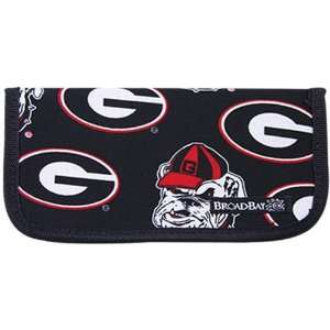   Georgia Bulldogs Black Logo Print Checkbook Cover