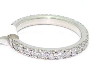 New Platinum Scott Kay 1ct Diamond G VS Eternity Wedding Band Ring 