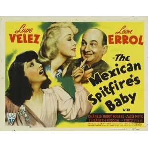  Mexican Spitfires Baby Poster Movie Half Sheet 22 x 28 