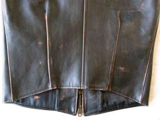   Vintage LVC x Aero 70s Horsehide Leather Jacket Scorched Up, Sz. M