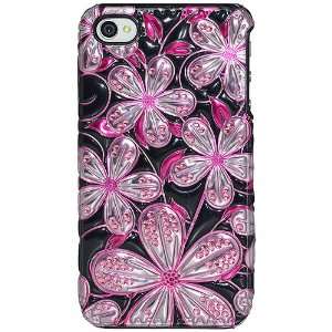  Amzer 3D Metallic Snap On Case Cover for iPhone 4 and 