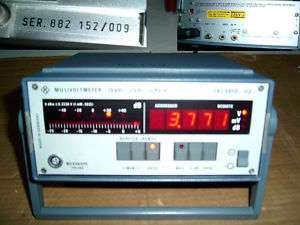 Rohde & Schwarz R&S URV 4 RF Millivoltmeter 10KHz 2Gh  