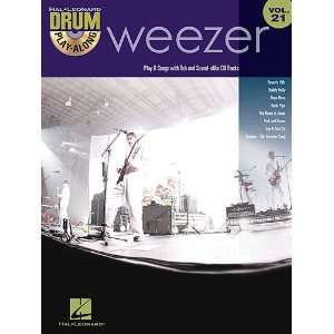  Weezer   Drum Play Along Volume 21   Book and CD: Musical 