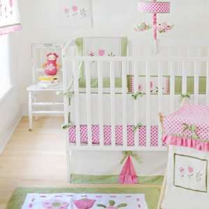  My Baby Sam 4 Piece Crib Bedding Set, Tickled Pink: Baby