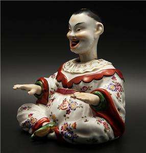 Antique Von Schierholz German Porcelain Oriental Nodder Figurine w 