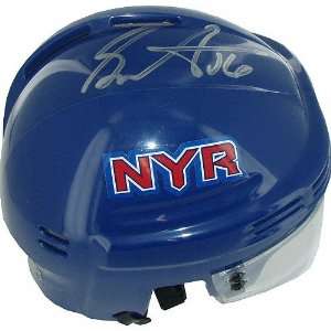 Sean Avery New York Rangers Autographed Blue Mini Helmet