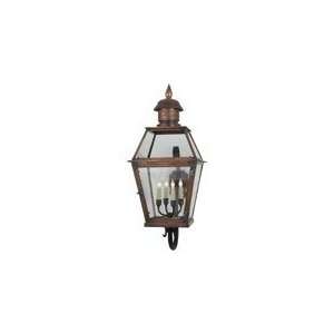 Chart House Pimlico Large Tube Arm Lantern in Natural Copper by Visual 