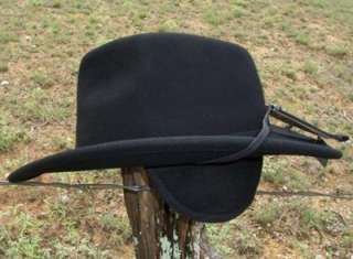  Scala EVEREST CRUSHABLE Wool RAIN PROOF Outback Ear Flaps Cowboy Hat 