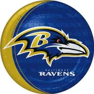  Baltimore Ravens Lunch Plates 8ct: Toys & Games