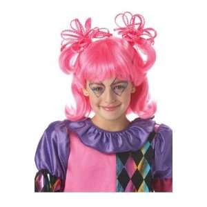  Cutie Clown Child Pink Wig Toys & Games