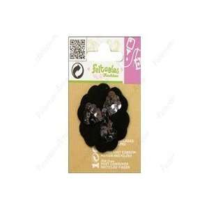  Feltables Fashion Embellishment Cutie Sequin Flower Black 
