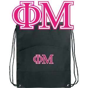  Phi Mu Drawstring Backpack Bags